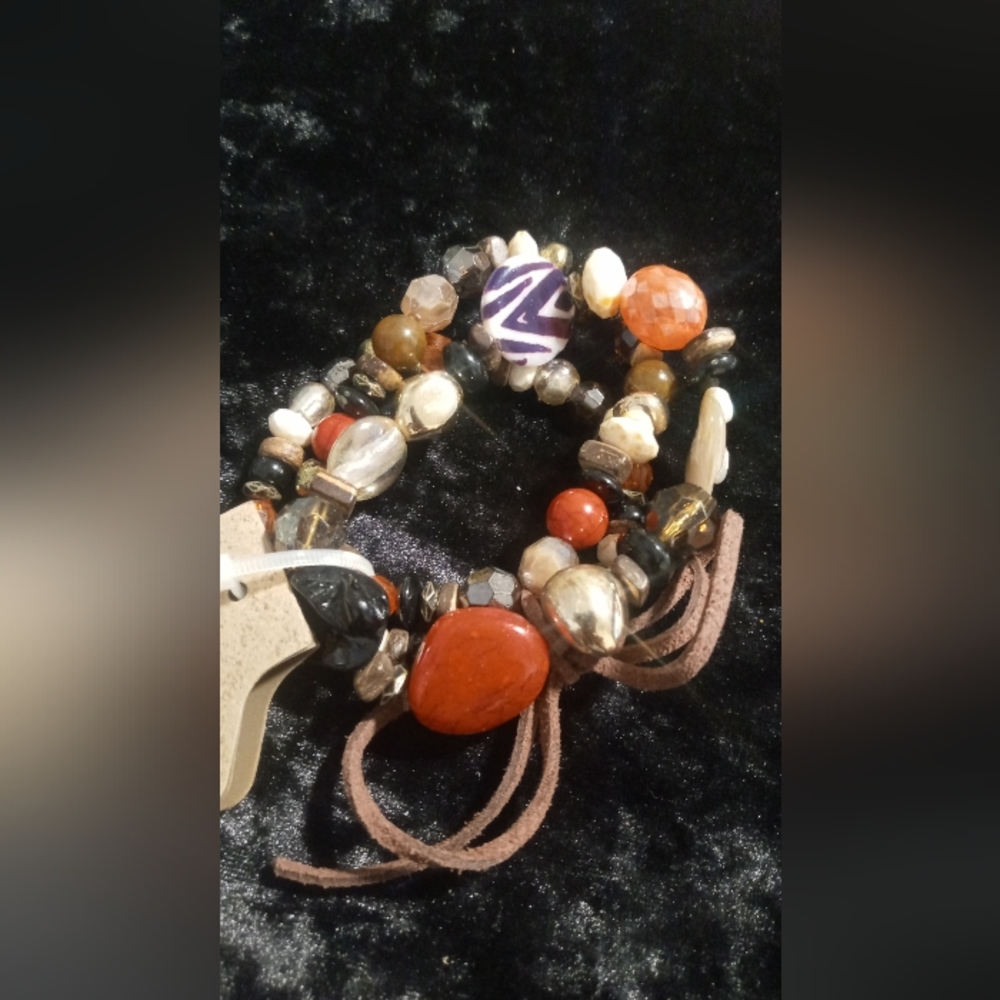 3 Ruby Rd. Expandable beaded bracelets. - Picture 4 of 4